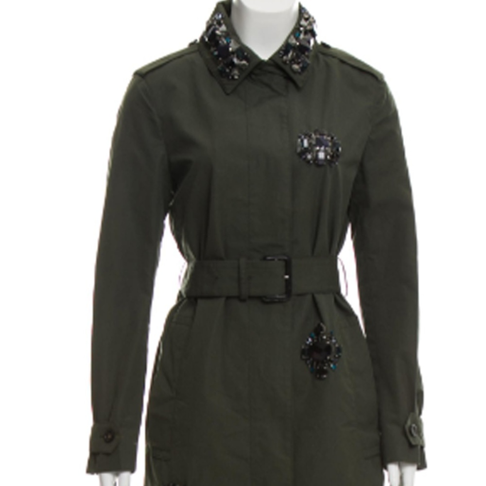 Burberry Prorsum Embellished Trench Made in Italy - Picture 2 of 8